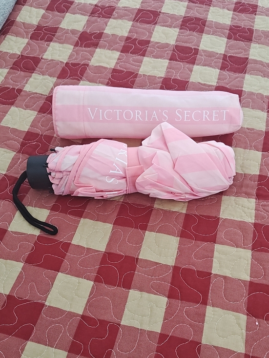 Victoria's Secret Other - Victoria's Secret Pink Compact Umbrella with Sleeve